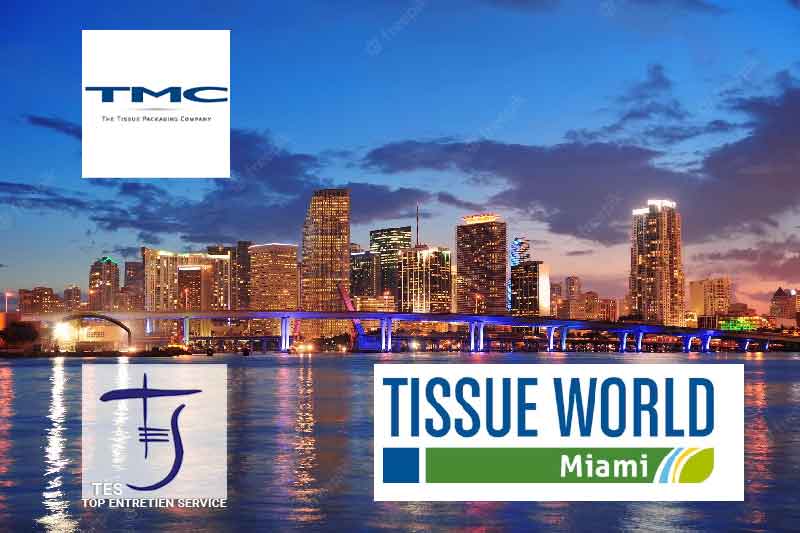 T.E.S. Eventi Top Entretien Service, TES Eventi, 2012 Miami , TMC tissue machinery company, tissue world americas