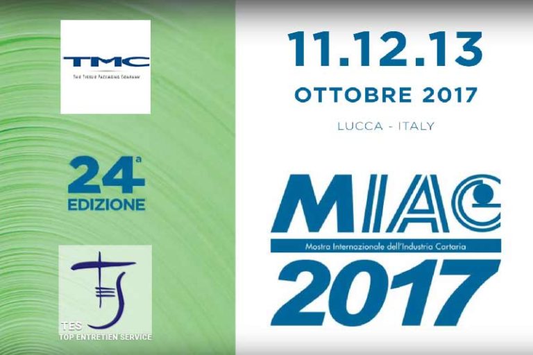 T.E.S. agenzia eventi Top, Entretien Service, 2017-Lucca-TMC, fiera MIAC, Tissue Machinery Company,