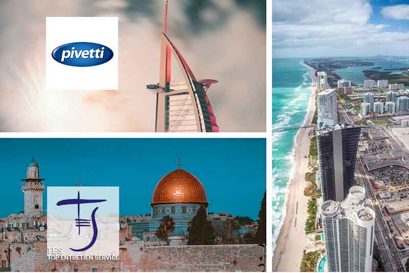 T.E.S. EVENTI Top Entretien Service, 2013 Israele Dubai Florida Molini Pivetti