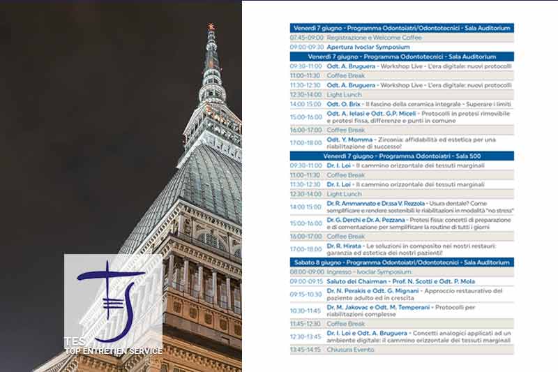 TES EVENTI Top Entretien Service, Ivoclar-Auditorium-Lingotto-Torino1